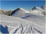 Planina Zajavornik - Debeli vrh above Lipanca